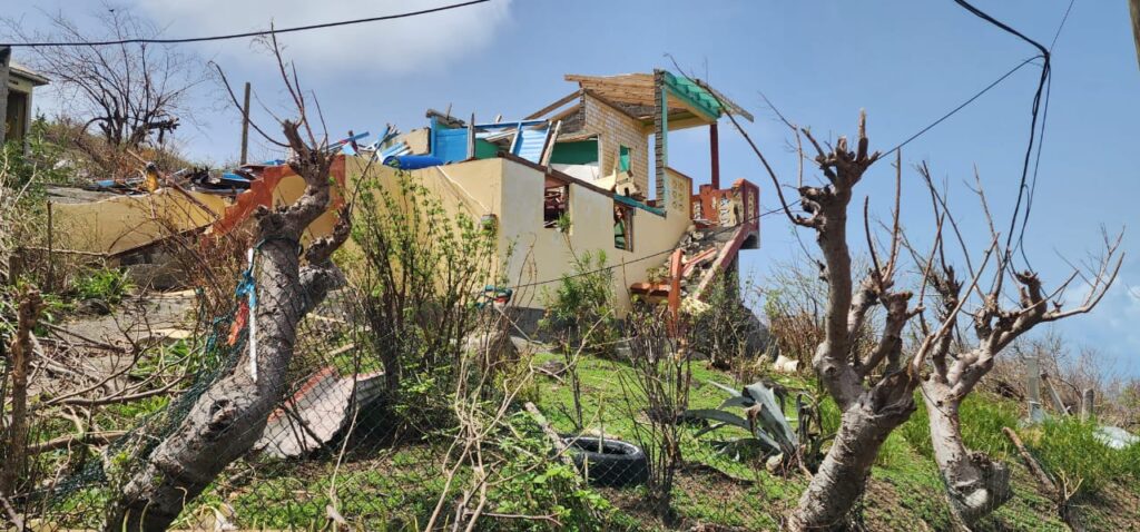 Carriacou Hurricane Berly damage