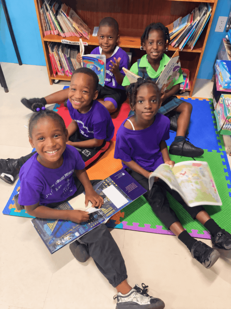 Cheerful Kindergarten Reading Corner